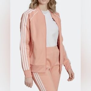 Adidas Primeblue SST Track Jacket in Ambient Blush NEW Size 1X